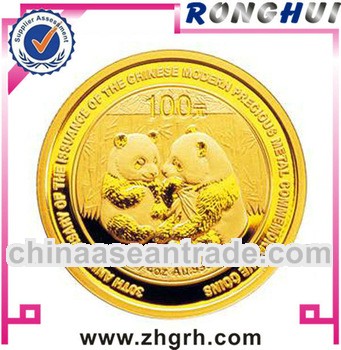 Chinese panda 100cents coin supplier/maker/manufactory/Wholesaler