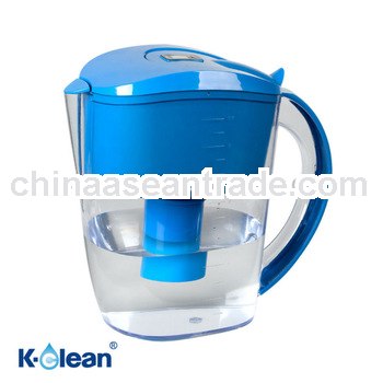 Chlorine-free and heavy metal removal water filter pitcher