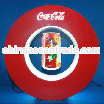 Christmas Advertising Promotion!! Acrylic Pop Advertising Display Can Magnetic Levitating Display W-