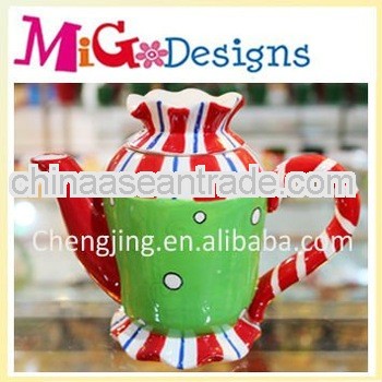 Christmas Colorful ceramic teapot