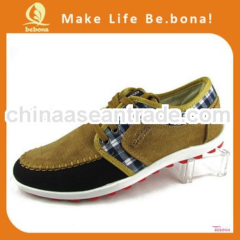 Classic OEM Men Casual Lace Up Plain Canvas Shoes