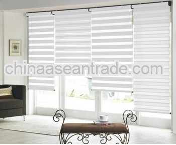 Colorful economic insulated zebra roller blind