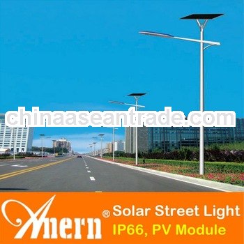 Compact design good quality anern 40w 6m solar street led lamp