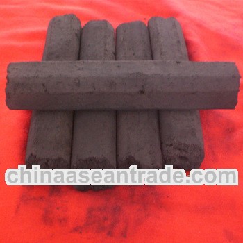 Compress coal for barbecue