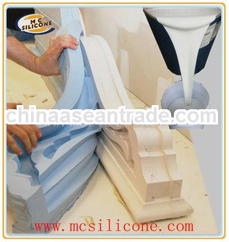 Concrete decoration molds making RTV2 silicone rubber