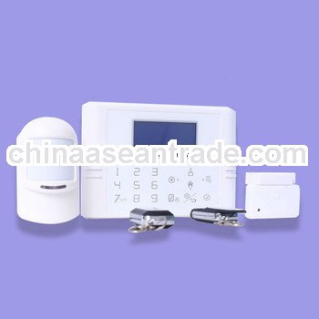 Contact ID protocol GSM infrared alarm system Wireless Alarm LCD touch keypad yard security alarm sy