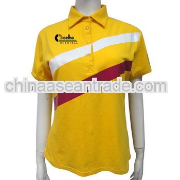 Contemporary embroider polo shirts for women