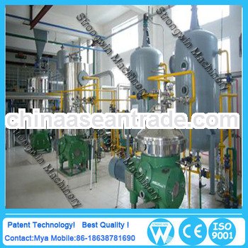 Continuous physical crude rice bran oil refinery