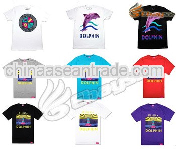 Creative imprint 95% cotton 5% cotton white t-shirts