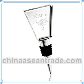 Crystal Glass Custom Cystal Wine Stopper For Personality Souvenir