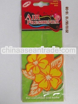 Custom Paper Car Air Freshener for promotion (ecofriendly)