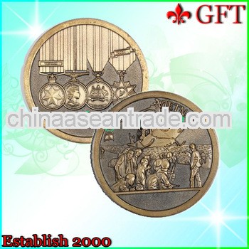 Custom design cheap round custom coin/metal custom coin with logo