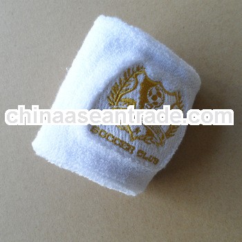 Custom sweatband with embroidery design