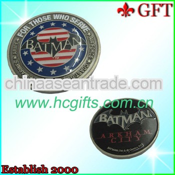 Customized hard enamel US coin with retro style