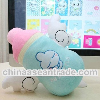 Customized soft plush baby bottle