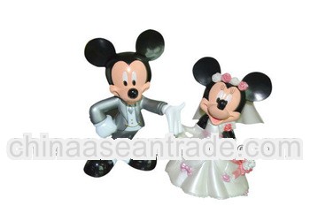 Cute Weding PVC Decoration Figure