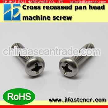 DIN7985 M1.6*14 stainless steel slotted pan head flat end screws