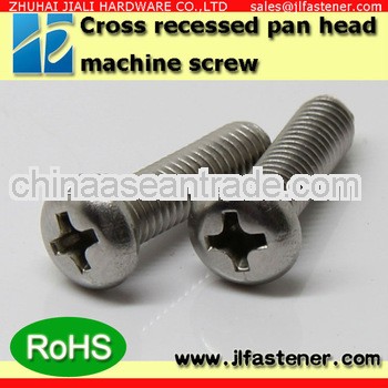 DIN7985 M1.6*4 stainless steel cross recessed round head screw