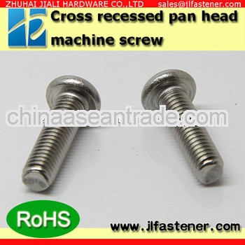 DIN7985 M2.5*22 stainless steel phillips pan head machine screw