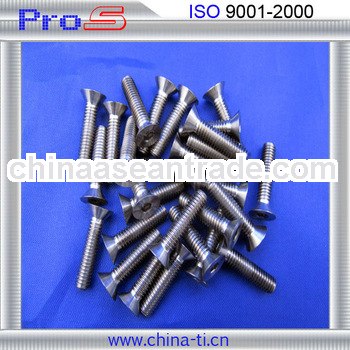 DIN7991 price for titanium flat head screws and plates