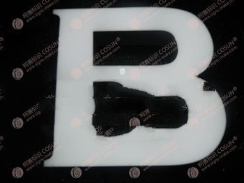 DIY led frontlit acrylic channel letter signage