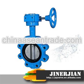 DN40-600 High Quality Worm lug butterfly valve