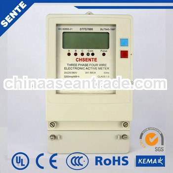 DTFS 7666 3 phase current dc kwh meter