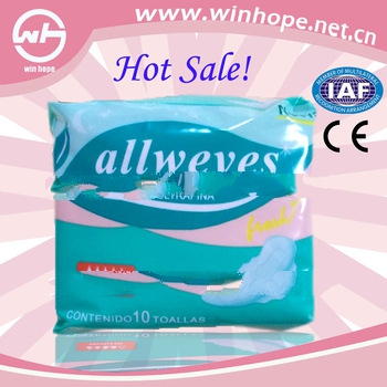 Day and night with factory price!!intimate sanitary napkin
