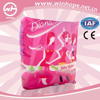 Day and night with factory price!!whisper sanitary napkin pads