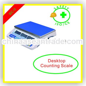 Desk counting scale