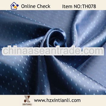 Diamond Pattern Polyester Jacquard Satin Suit/Men's Shirting Lining Woven Fabric