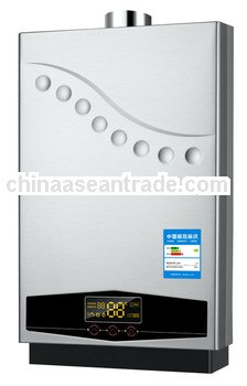 Digital Balance Gas Water Heater With Stainless steel Panel