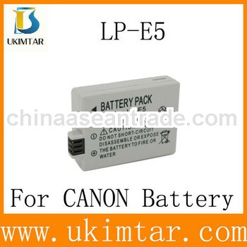 Digital camera battery for canon LP-E5 for EOS 500d camera with high quality factory supply