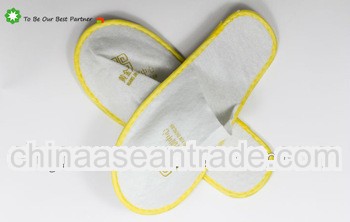 Disposable close toe Non-woven jute hotel slippers