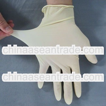 Disposable latex gloves/Examiantion gloves/medical latex disposable gloves malaysia