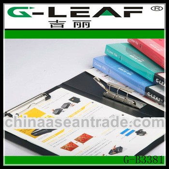 Dongguan Stationery PP Plastic Clip File