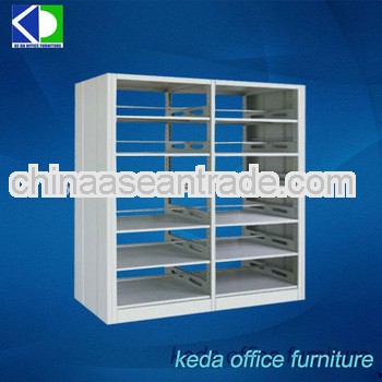 Double Faced School Library Steel Bookcases Steel Bookshelves