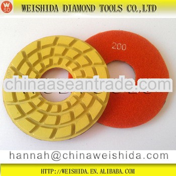 Dry Use 150mm Diamond Polishing Pad For Concrete