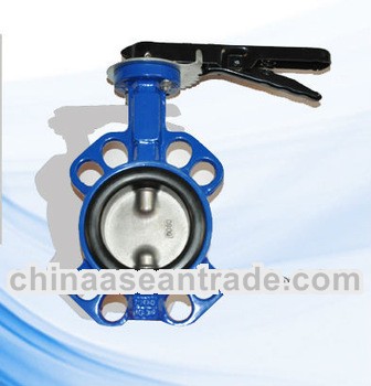 Ductile Iron Hypalon Seat Butterfly Valve