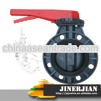 Durable Full UPVC Handle butterfly valve