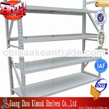 Durable warehouse metal slatwall shelf