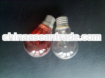 E27/B22 75W color &clear lamps