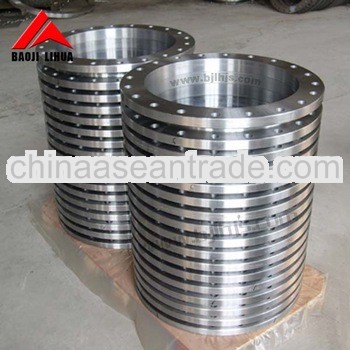 EN1092 chemical industry grade2 WN P63 titanium flange