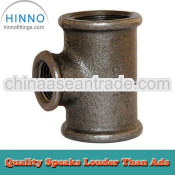 EN 10242 Dimension Cast Iron Reducing Tee