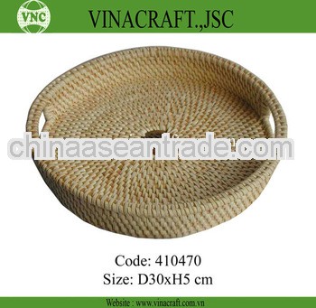 Eastern Style rattan Basket with handles for seed