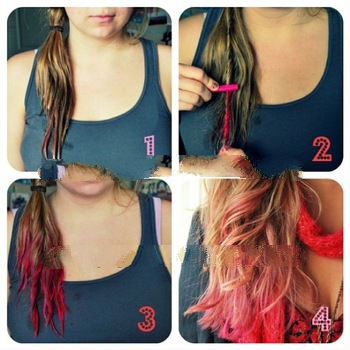 Easy Applying Hair Color Chalk