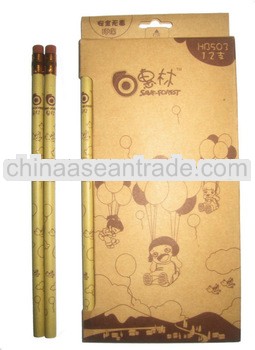 Eco friendly pencil made of newspaper