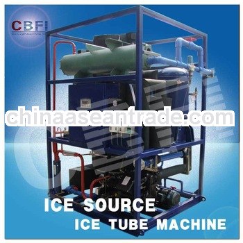 Edible ice of tube ice machine for bars