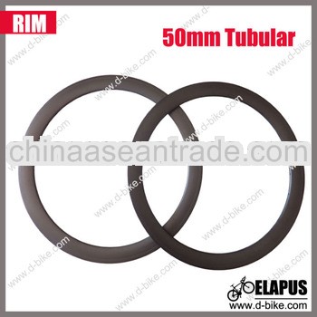 Elapus 2013 best selling 50mm tubular carbon 700c road rim