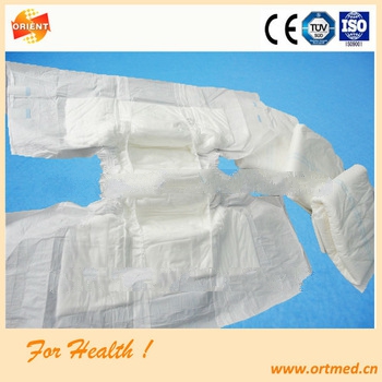 Elastic PE film PP tapes adult incontinence diaper